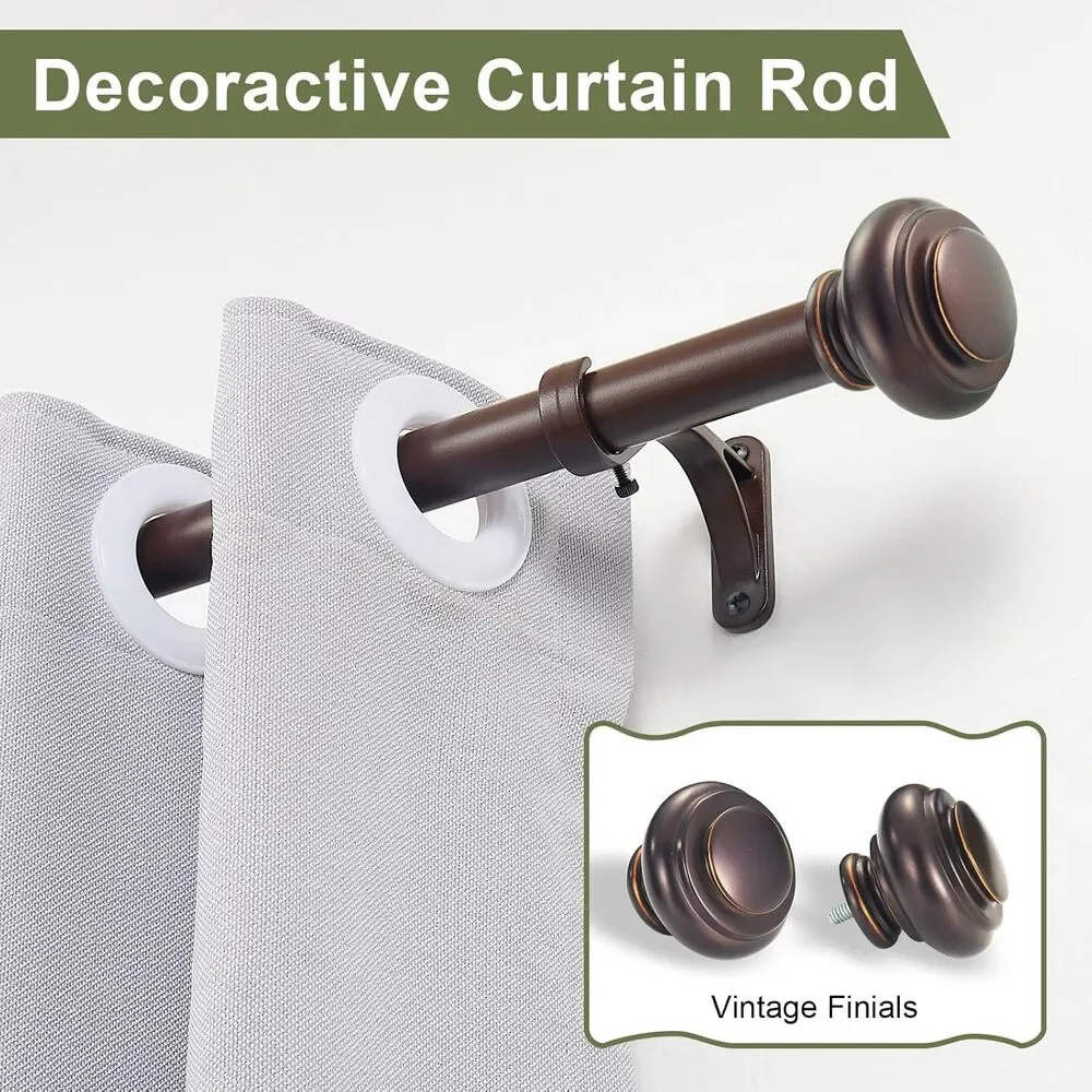 Vimayta Adjustable Curtain Rod 36-72